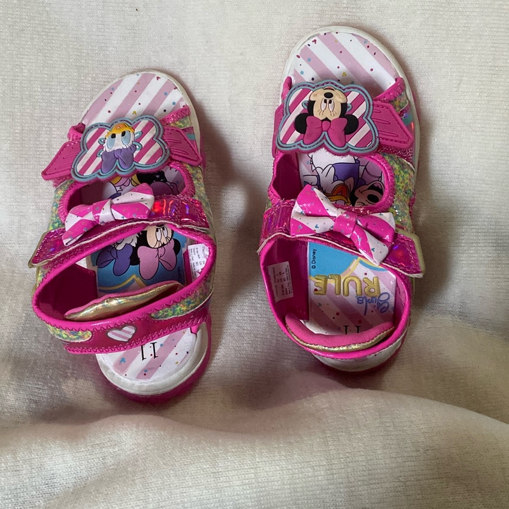Mickey sandals, disneyy Minnie Mouse and Donald Duck
